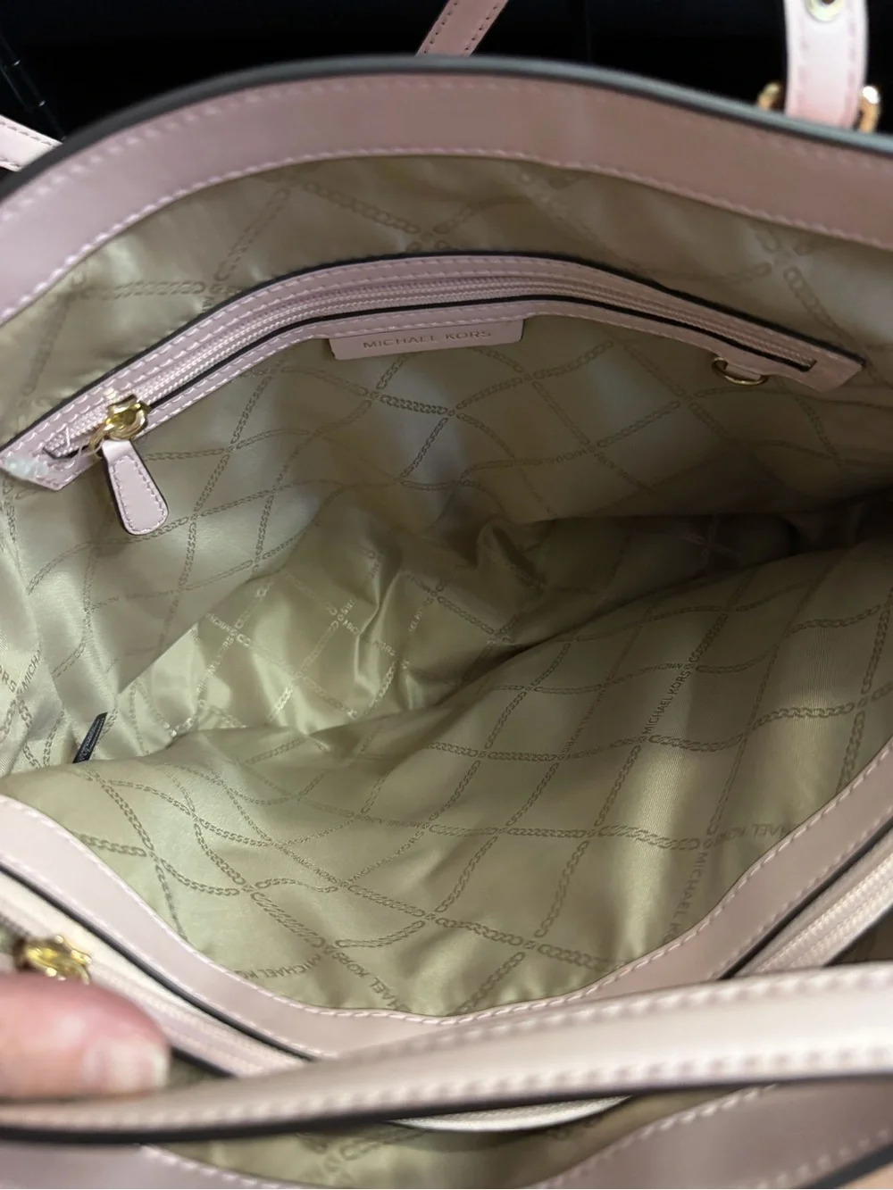 Michael Kors  Women's Large Voyager Tote Bag with signature logo